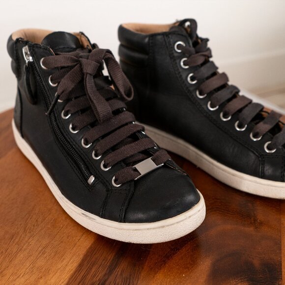 UGG Shoes - UGG Women's Olive High Top Leather Sneaker - Worn Once